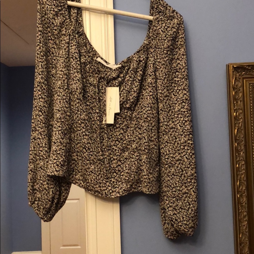All in Favor Long Sleeve Crop